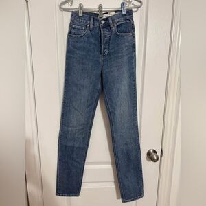 denim forum the ‘90s hi-rise cigarette jean